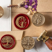 Load image into Gallery viewer, Wax Seal - Symbol - Brass with Wood Handle