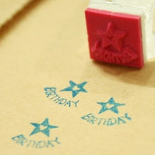 Load image into Gallery viewer, Star Birthday Crystal Mini Stamp