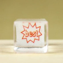 Load image into Gallery viewer, "Best" Crystal Mini Stamp