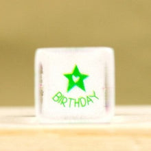 Load image into Gallery viewer, Star Birthday Crystal Mini Stamp