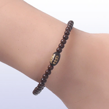 Load image into Gallery viewer, Make a Wish - Lacquered Wood, Multicolour Bracelet (4mm)