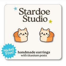 Load image into Gallery viewer, Stardoe Studio - Cat Loaf Earrings