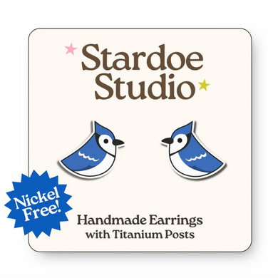 Stardoe Studio - Blue Jay Earrings