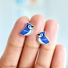 Load image into Gallery viewer, Stardoe Studio - Blue Jay Earrings