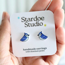 Load image into Gallery viewer, Stardoe Studio - Blue Jay Earrings