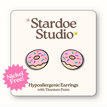 Load image into Gallery viewer, Stardoe Studio - Pink Donut Earrings