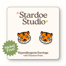 Load image into Gallery viewer, Stardoe Studio - Tiger Earrings