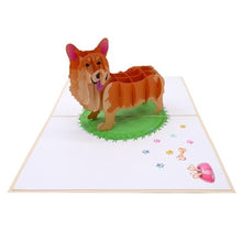 Load image into Gallery viewer, Welsh Corgi Ver.2 - Pop Up Card