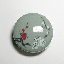 Load image into Gallery viewer, Celadon Plum Blossom Lidded Box