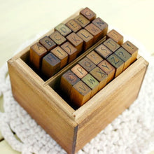 Load image into Gallery viewer, Neat Writing Alphabet Upper Case Stamp Set