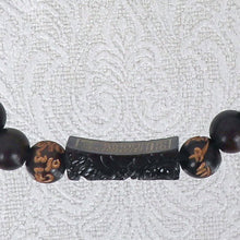 Load image into Gallery viewer, Lightning Struck Carved Owl Bracelet