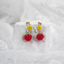 Load image into Gallery viewer, LingStudio - Red Strawberry Earrings