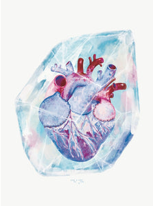 Blue Heart - Postcard