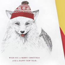 Load image into Gallery viewer, Woolen Fox - Greeting Card
