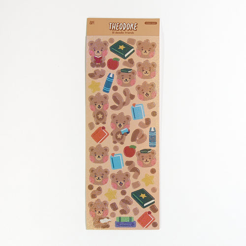 Lil Doodle Friends Sticker Sheet - Theodore