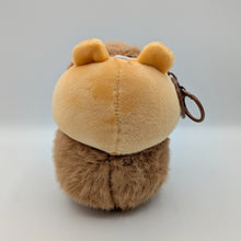 Load image into Gallery viewer, Large Capybara Animal Hat Plush Keychain