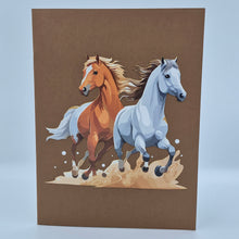 Load image into Gallery viewer, Horses - Pop Up Card