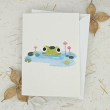 Load image into Gallery viewer, Hoppy Birthday Frog - Greeting Card