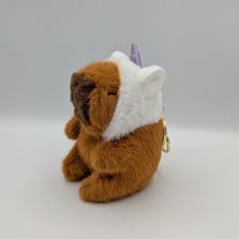Load image into Gallery viewer, Capybara Animal Hat Plush Keychain