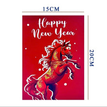 Load image into Gallery viewer, Happy New Year Horse  - Pop Up Card