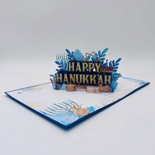 Load image into Gallery viewer, Happy Hanukkah - Pop Up Card