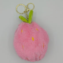 Load image into Gallery viewer, Fruit Zipper Capybara Plush Keychain