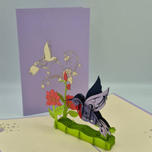 Load image into Gallery viewer, Hummingbird - Pop Up Card