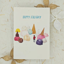 Load image into Gallery viewer, Ice Cream Scoops Birthday - Greeting Card