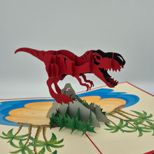 Load image into Gallery viewer, Tyrannosaurus Rex - Pop Up Card