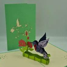 Load image into Gallery viewer, Hummingbird - Pop Up Card
