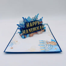 Load image into Gallery viewer, Happy Hanukkah - Pop Up Card