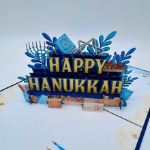 Load image into Gallery viewer, Happy Hanukkah - Pop Up Card