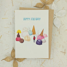 Load image into Gallery viewer, Ice Cream Scoops Birthday - Greeting Card