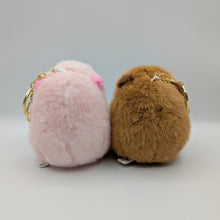 Load image into Gallery viewer, Tennis Capybara Plush Keychain