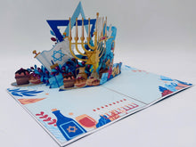 Load image into Gallery viewer, Menorah - Pop Up Card