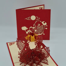 Load image into Gallery viewer, Koi Fish - Pop Up Card