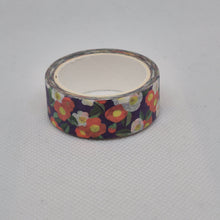 Load image into Gallery viewer, Jeju Masking Tape - Jeju  Flower (Navy)