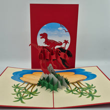 Load image into Gallery viewer, Tyrannosaurus Rex - Pop Up Card