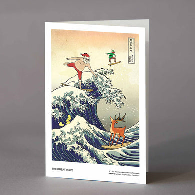 The Great Wave - Greeting Card