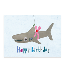 Load image into Gallery viewer, Shark Birthday Card