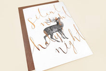Load image into Gallery viewer, Bronze Deer &quot;Silent Night, Holy Night&quot;