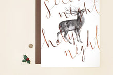 Load image into Gallery viewer, Bronze Deer &quot;Silent Night, Holy Night&quot;