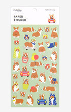 Load image into Gallery viewer, Paper Sticker - 15 Welsh Corgi