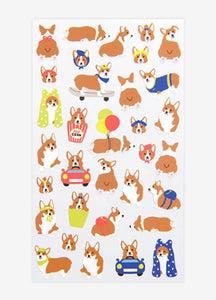 Paper Sticker - 15 Welsh Corgi