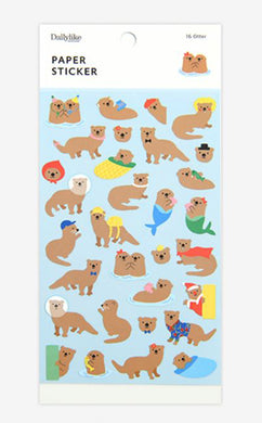 Paper Sticker - 16 Otter