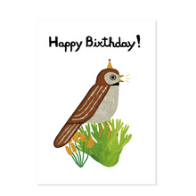 Load image into Gallery viewer, Sparrow Birthday Card