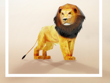 Load image into Gallery viewer, Nicole Paper - Lion