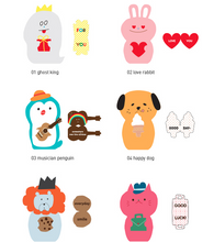 Load image into Gallery viewer, Stand Up Card - Musician Penguin