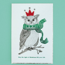 Load image into Gallery viewer, Crown Owl