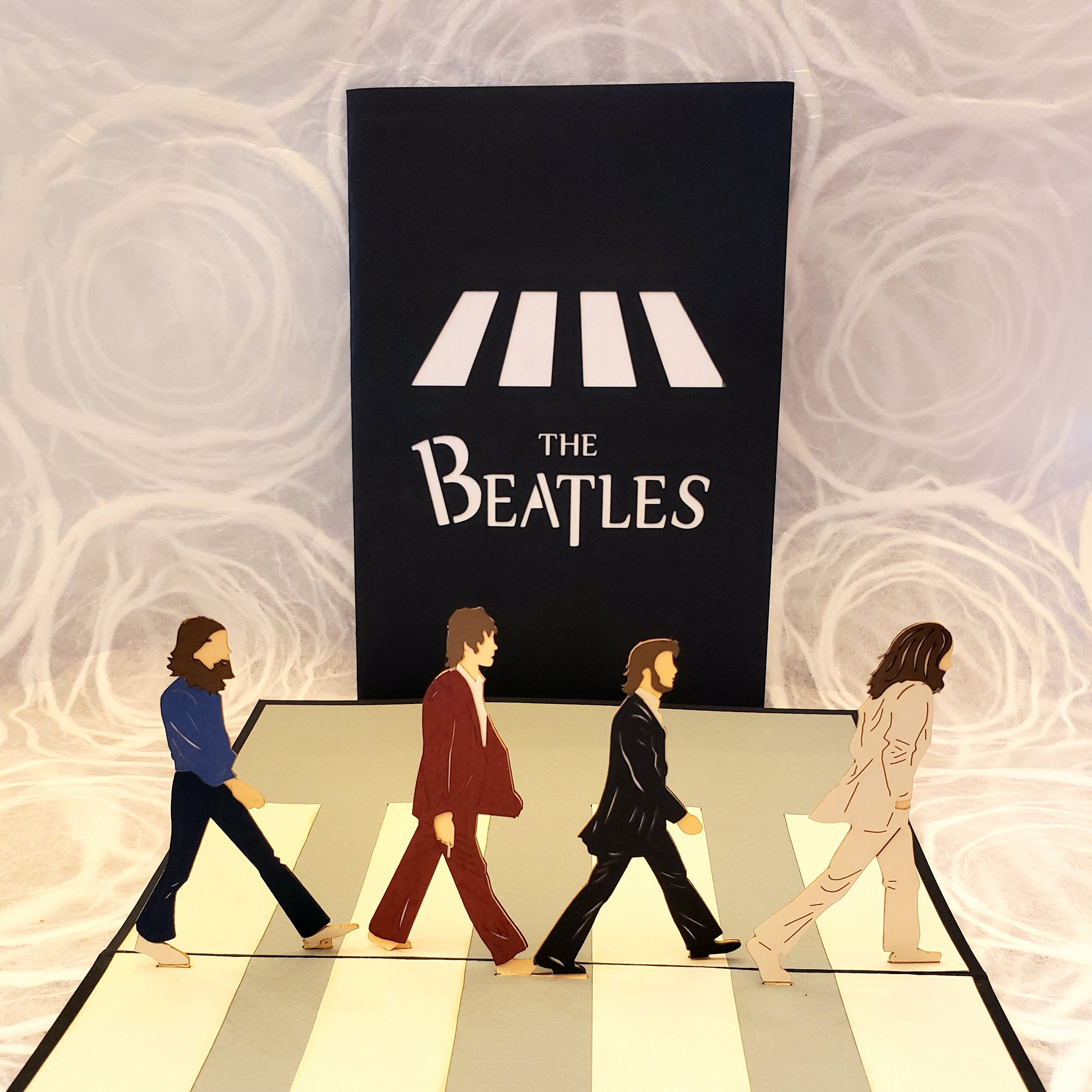 The Beatles - Pop Up Card – Hanji Gifts